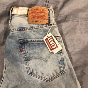 Straight leg Levi 505 jeans